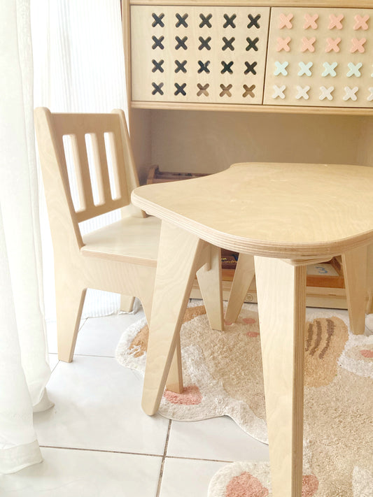 Grow-With-Me Table & Chair Set — Premium Baltic Birch